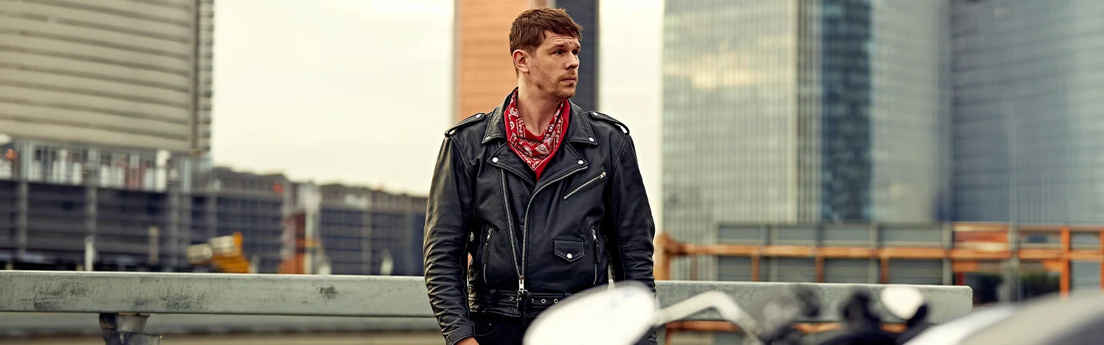 Men's Leather Motorcycle & Biker Jackets for USA Riders