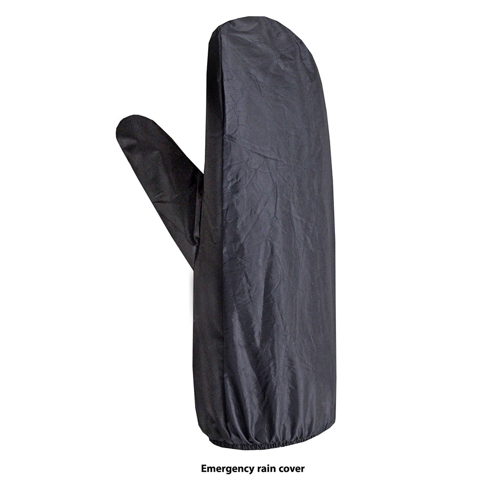 Crafted from premium cowhide leather, they feature a full gauntlet design for extended coverage.