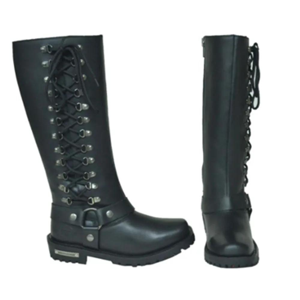 These motorcycle leather boots are crafted for the discerning rider who demands both style and functionality. Built to withstand the rigors of the open road while providing unparalleled comfort, they are a testament to quality craftsmanship and modern design.