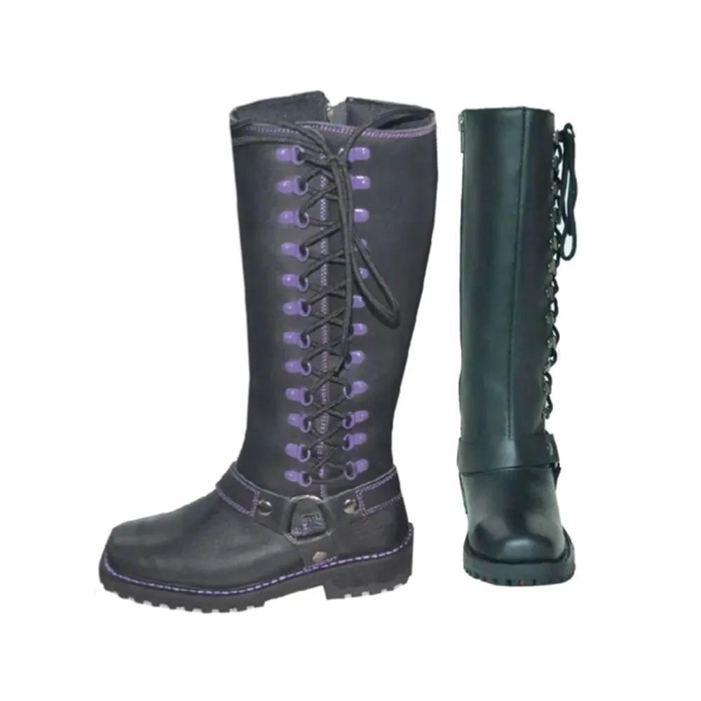 These motorcycle leather boots are crafted for the discerning rider who demands both style and functionality. Built to withstand the rigors of the open road while providing unparalleled comfort, they are a testament to quality craftsmanship and modern design.