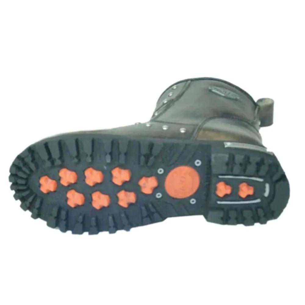 12007.BR - Ladies Motorcycle Biker Leather Boots - Unik International Inc