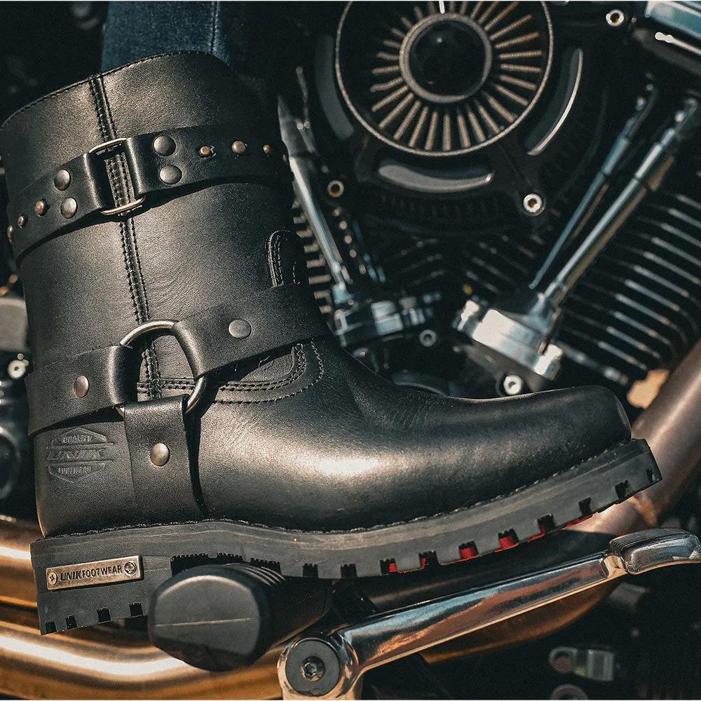 These motorcycle leather boots are crafted for the discerning rider who demands both style and functionality. Built to withstand the rigors of the open road while providing unparalleled comfort, they are a testament to quality craftsmanship and modern design.