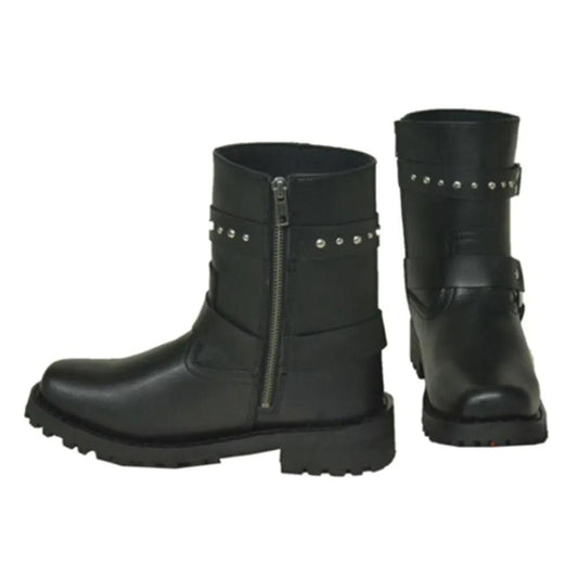 These motorcycle leather boots are crafted for the discerning rider who demands both style and functionality. Built to withstand the rigors of the open road while providing unparalleled comfort, they are a testament to quality craftsmanship and modern design.