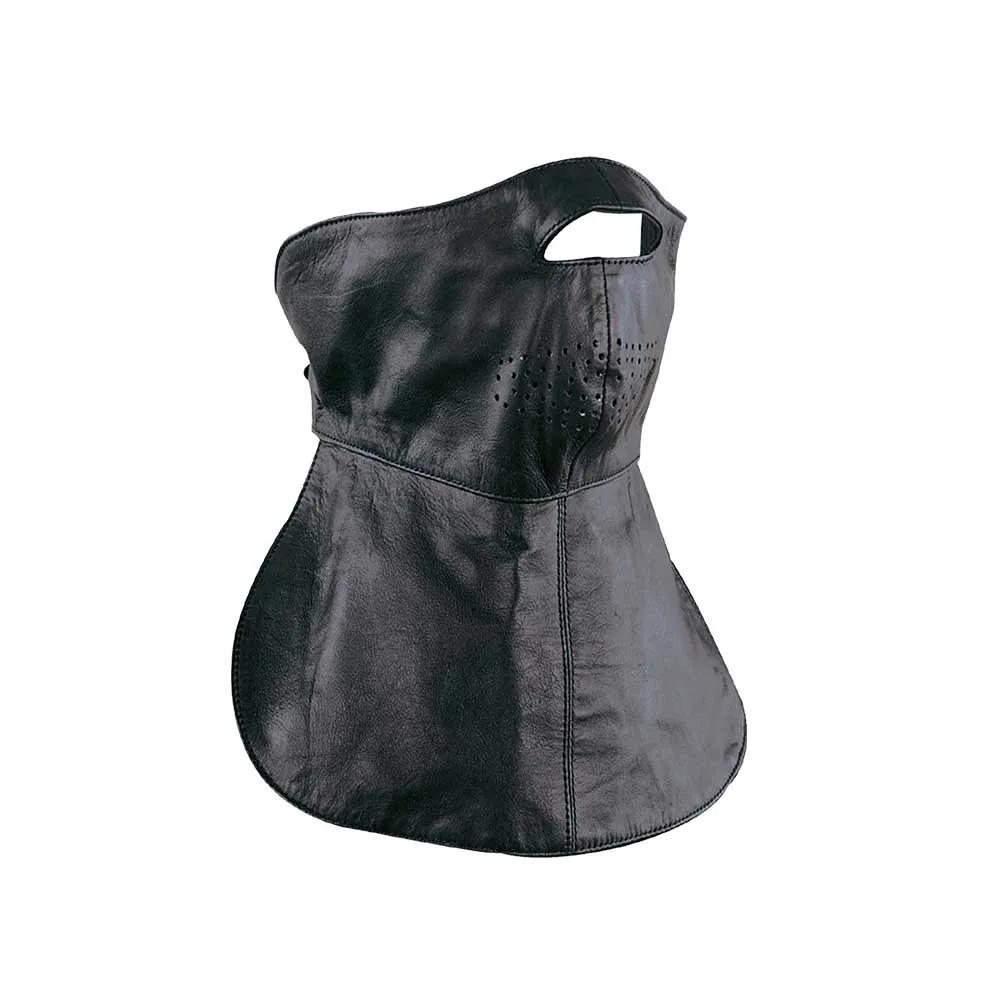 Introducing the Leather Face Mask for men, a blend of rugged durability and modern style. Crafted from premium cowhide leather, this mask offers a unique combination of protection and fashion