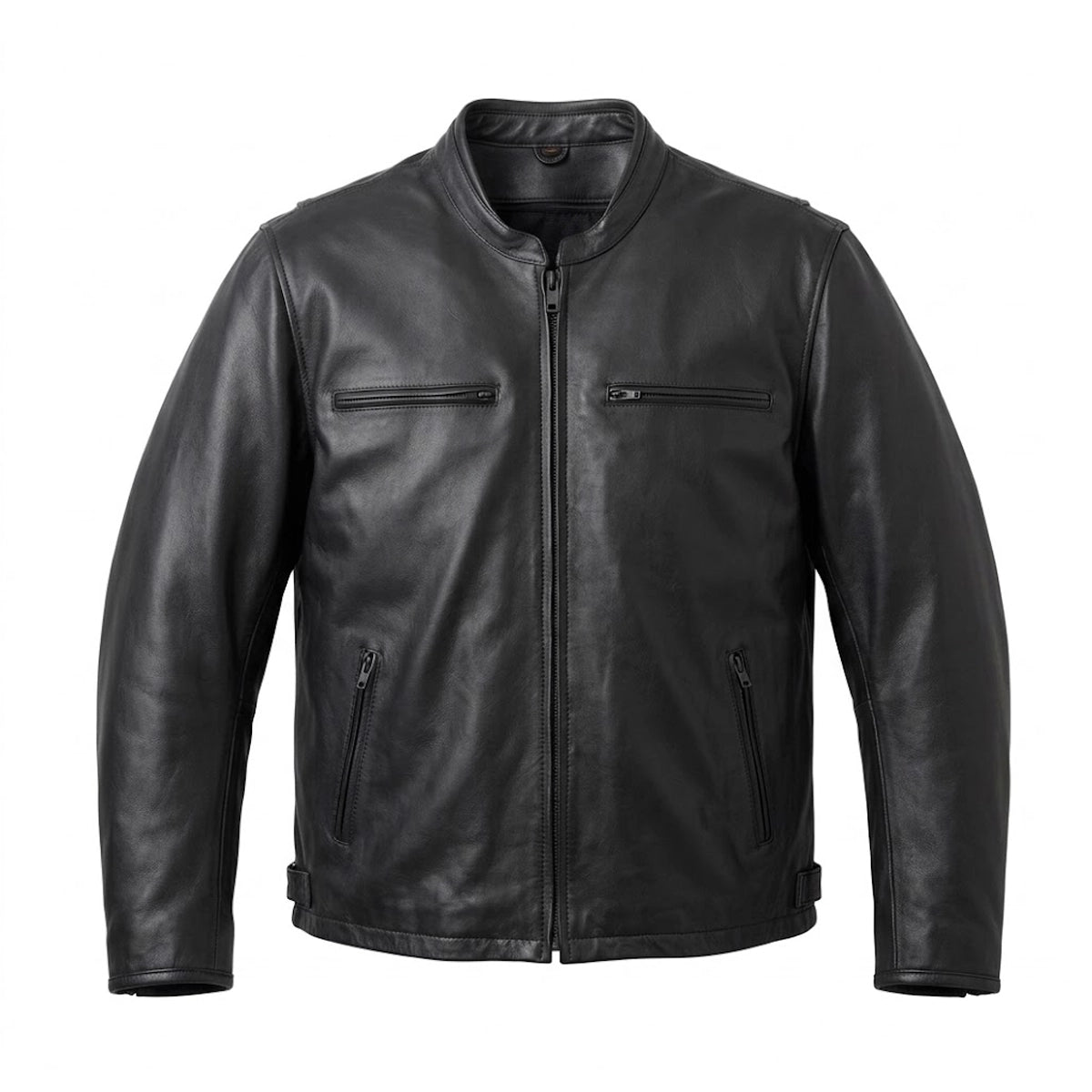 Black Iron - Men's Motorcycle Leather Jacket