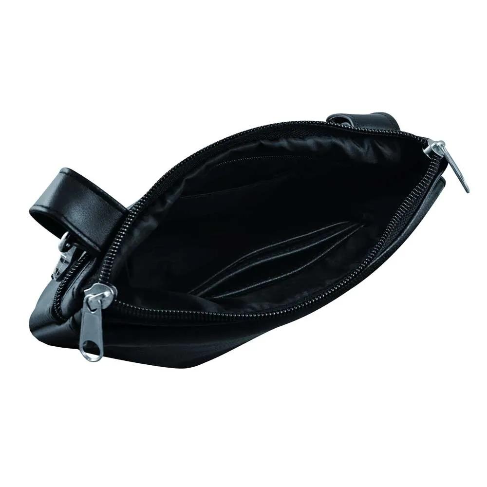 Elevate your riding gear with the Ladies Leather Clip-On Bag from Unik, meticulously crafted from luxurious cowhide leather.