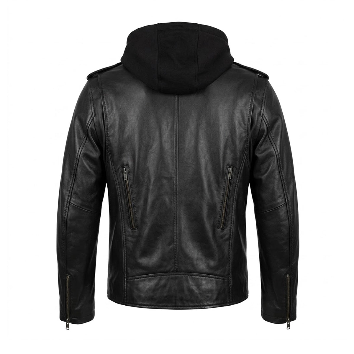Shadow - Men's Lambskin Leather Motorcycle Jacket