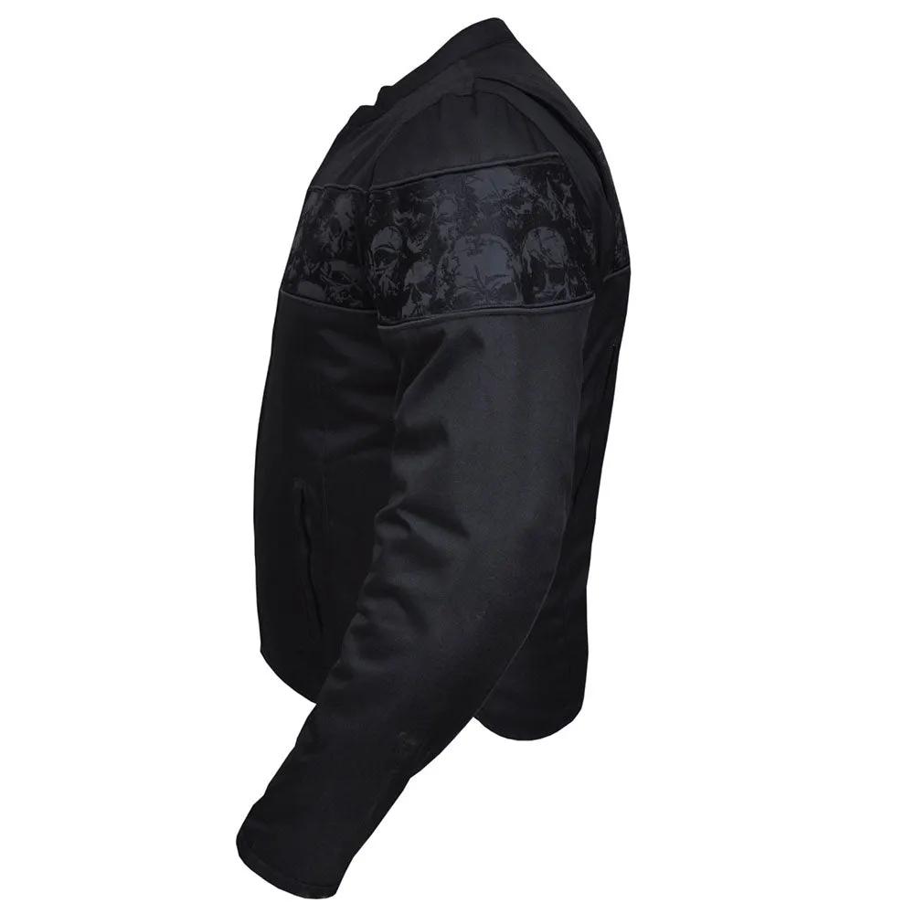 3626.00 - Mens Textile Skull Jacket - Unik International Inc