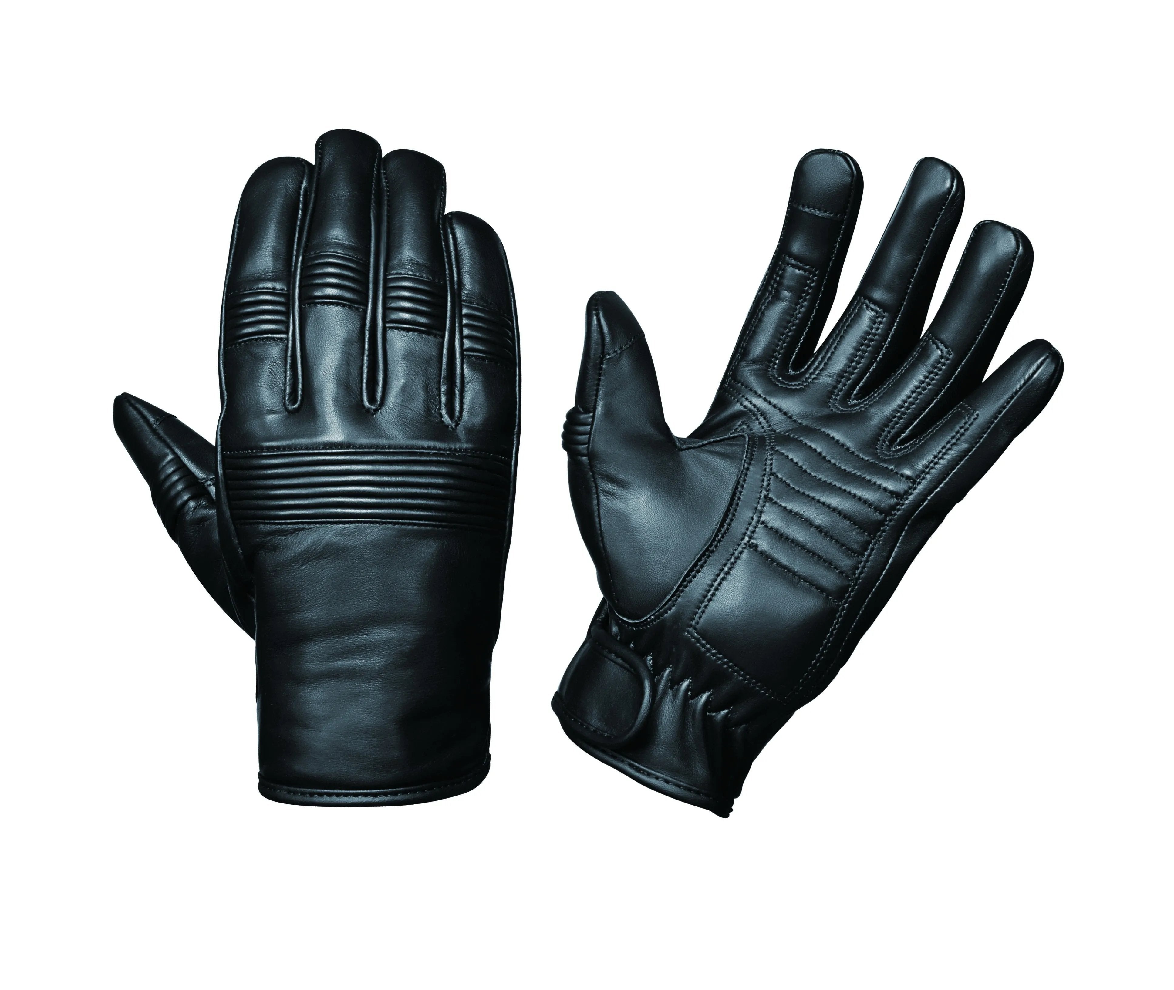 Crafted from durable cowhide leather, they offer enhanced abrasion resistance. Featuring touch technology on the fingertips and adjustable wrist closures, these gloves provide comfort and functionality for various activities.