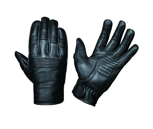 Crafted from durable cowhide leather, they offer enhanced abrasion resistance. Featuring touch technology on the fingertips and adjustable wrist closures, these gloves provide comfort and functionality for various activities.