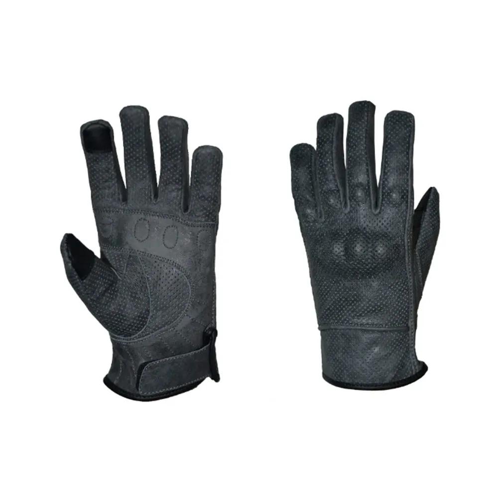 Crafted from durable cowhide leather, they offer full coverage and protection. Available in sizes XS to 5XL, they provide a secure and comfortable fit for various activities.