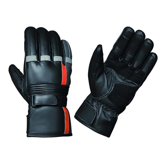 Crafted from premium cowhide leather, they feature a full gauntlet design for extended coverage.