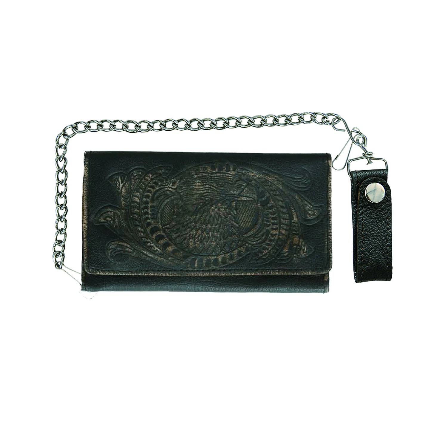 Crafted from premium leather, these wallets feature a chain attachment that adds a bold statement while securing your essentials. Ideal for motorcycle riders and enthusiasts, they offer multiple compartments for cards, cash, and coins, ensuring practicality on the go.