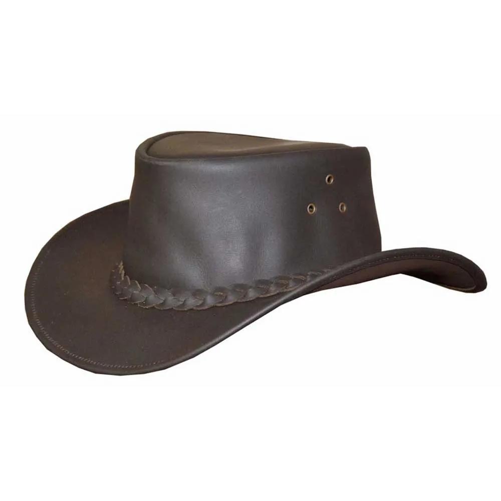Embrace rugged elegance with the Men's Premium Cowhide Leather Cowboy Hat, designed to combine classic Western style with modern craftsmanship