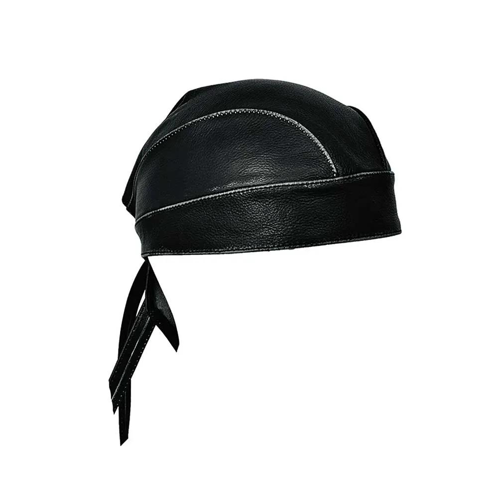 Embrace rugged yet refined style with the Leather Headwrap for men, a versatile accessory that combines durability with distinctive charm