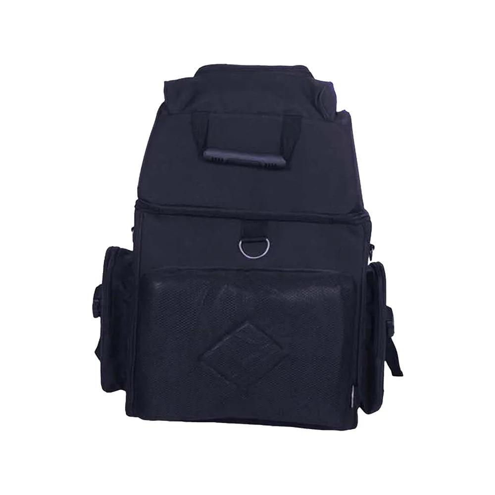 Black backpack for bikers