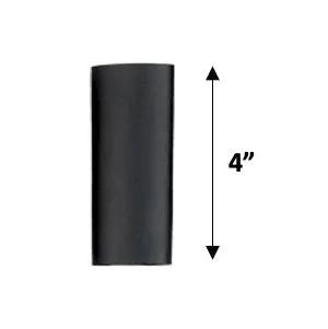 Black cylindrical object