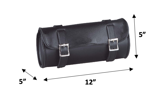 Black leather roll sizing