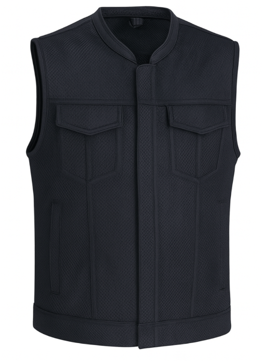 Black sleeveless vest