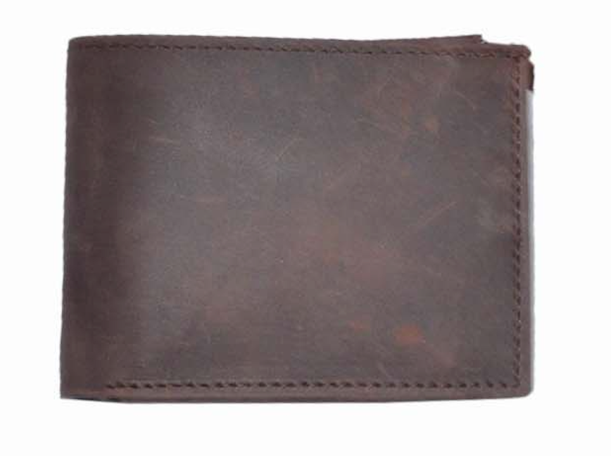 leather wallet with brown texture