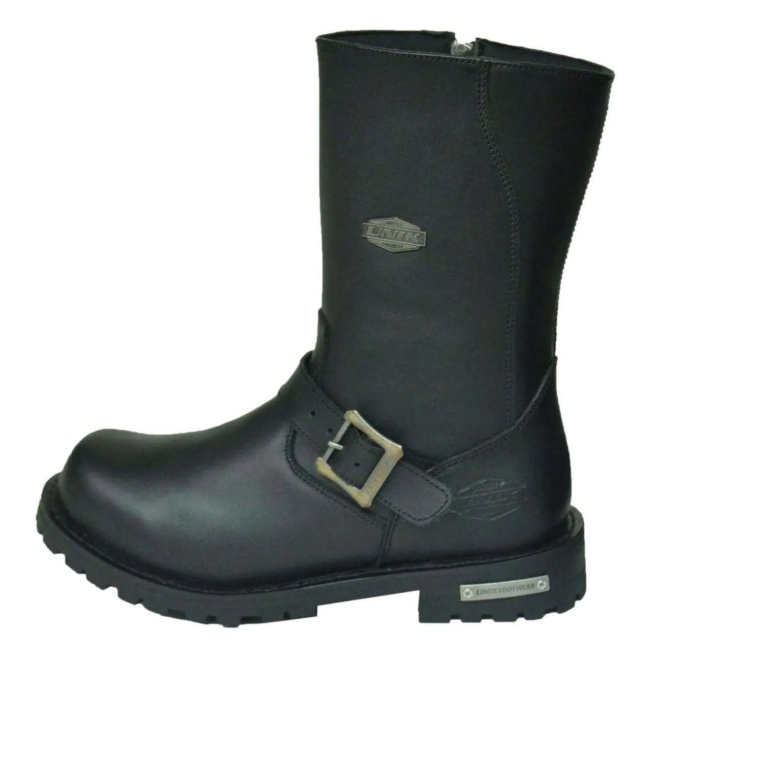 10001.00 - Mens Motorcycle Biker Leather Boots - Unik International Inc