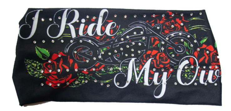 Motorcycle-themed headband