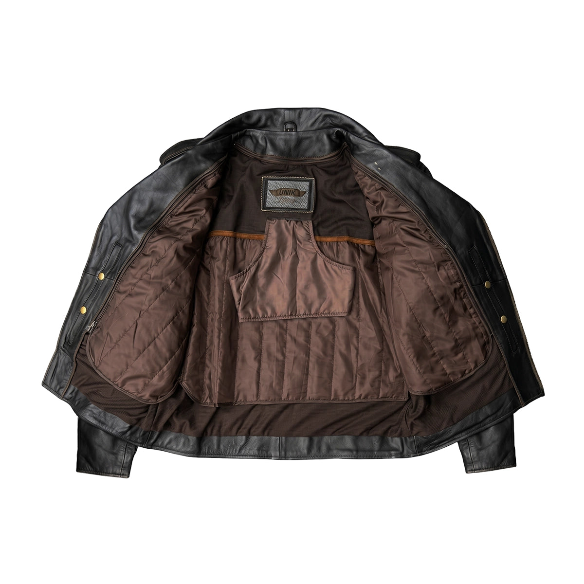 Osbourne - Mens Brown Motorcycle Leather Jacket