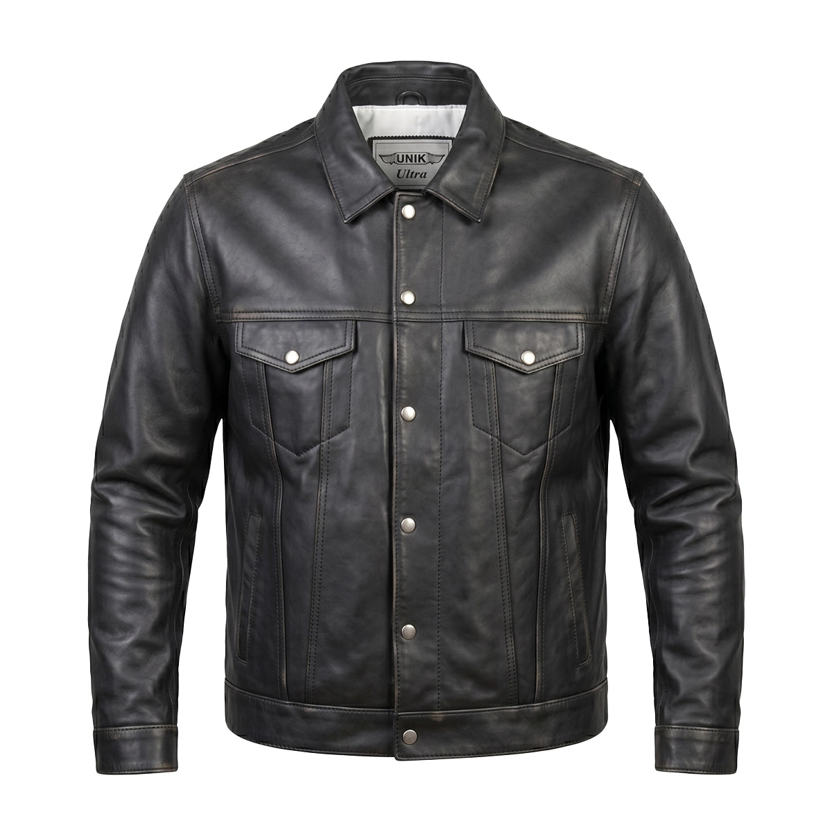 Granger - Men's Leather Motorcycle Jacket