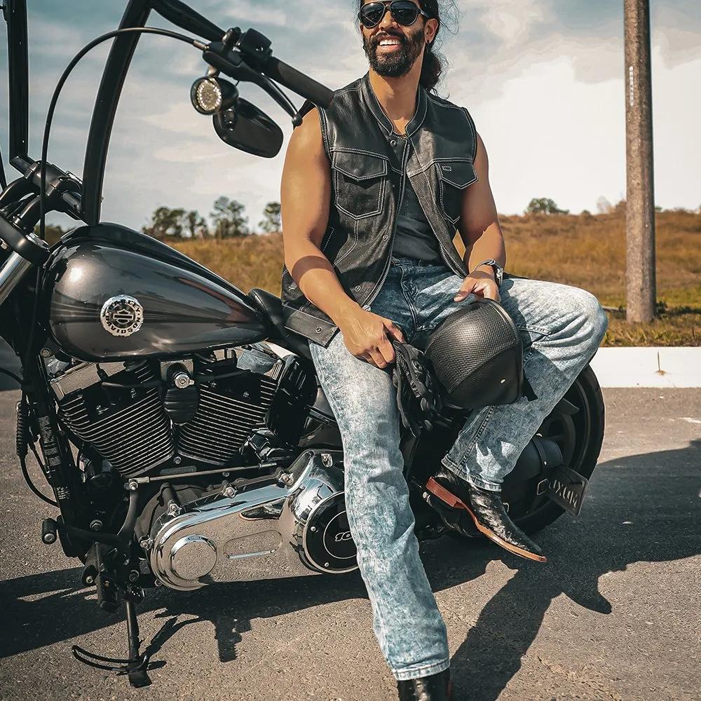lifestyle image of biker