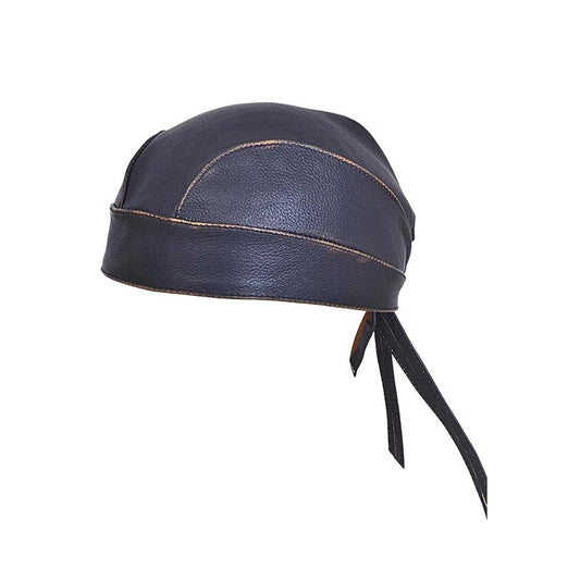 Embrace rugged yet refined style with the Leather Headwrap for men, a versatile accessory that combines durability with distinctive charm