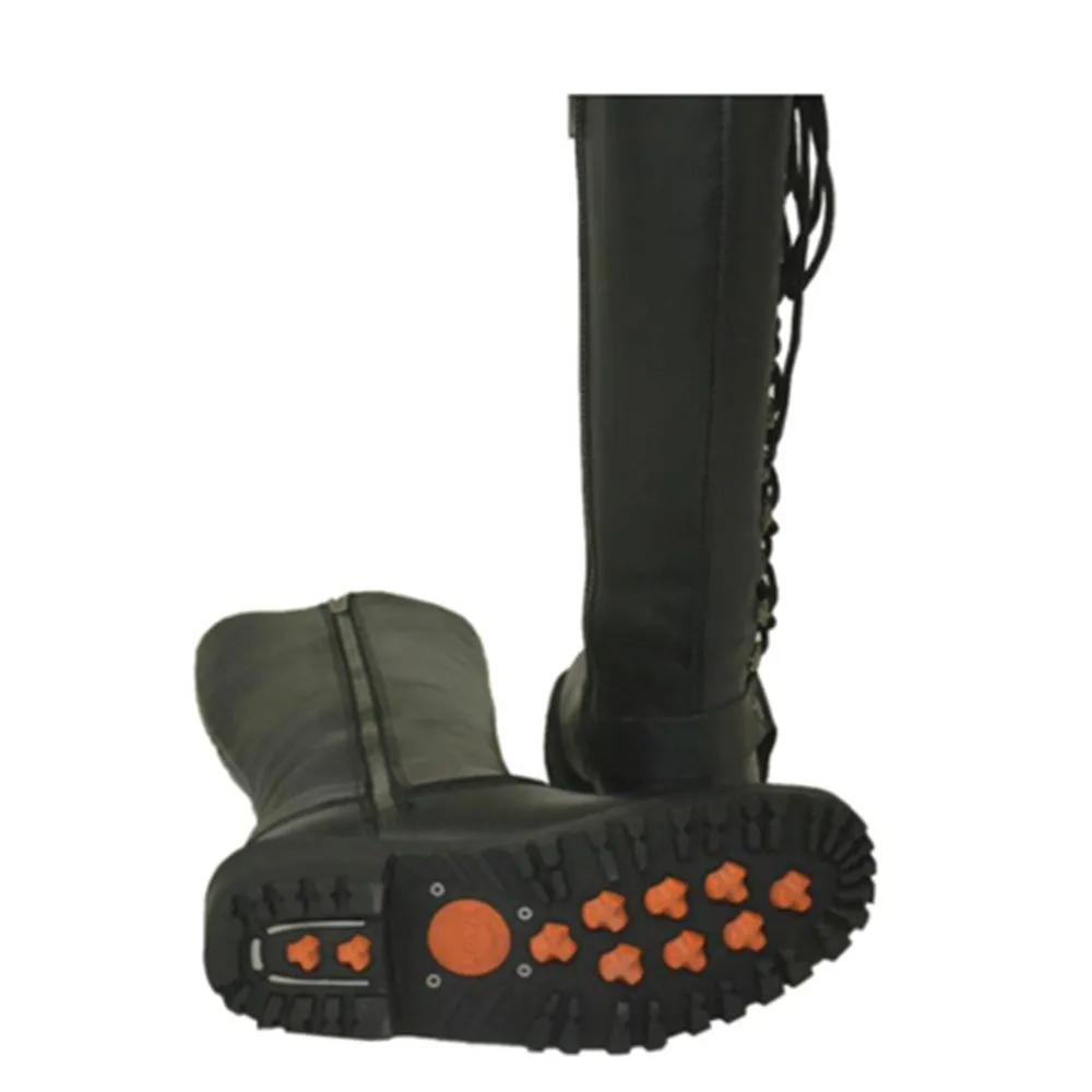 These motorcycle leather boots are crafted for the discerning rider who demands both style and functionality. Built to withstand the rigors of the open road while providing unparalleled comfort, they are a testament to quality craftsmanship and modern design.