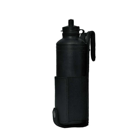 The Crash Bar Bag with Bottle Holder by Unik combines functionality with practicality, offering robust construction and a dedicated compartment for hydration on the go.