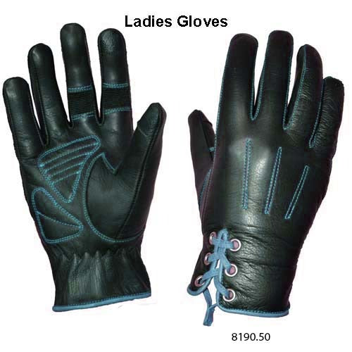 ladies gloves with lace closeup