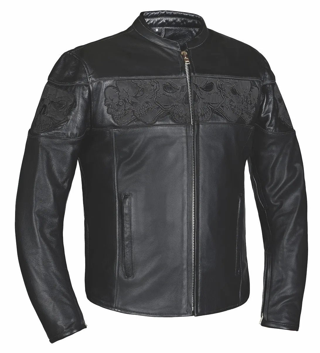 Phantom Mens Premium Leather Jacket– Unik Just for Bikers