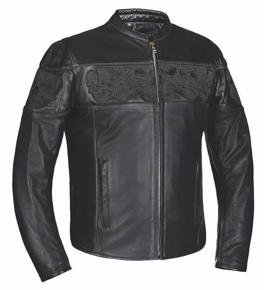 6916.00 - Mens Premium Leather Jacket - Unik International Inc