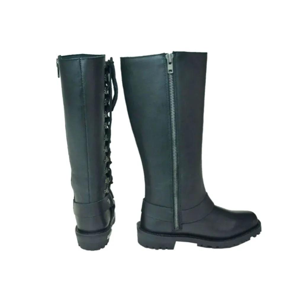 These motorcycle leather boots are crafted for the discerning rider who demands both style and functionality. Built to withstand the rigors of the open road while providing unparalleled comfort, they are a testament to quality craftsmanship and modern design.