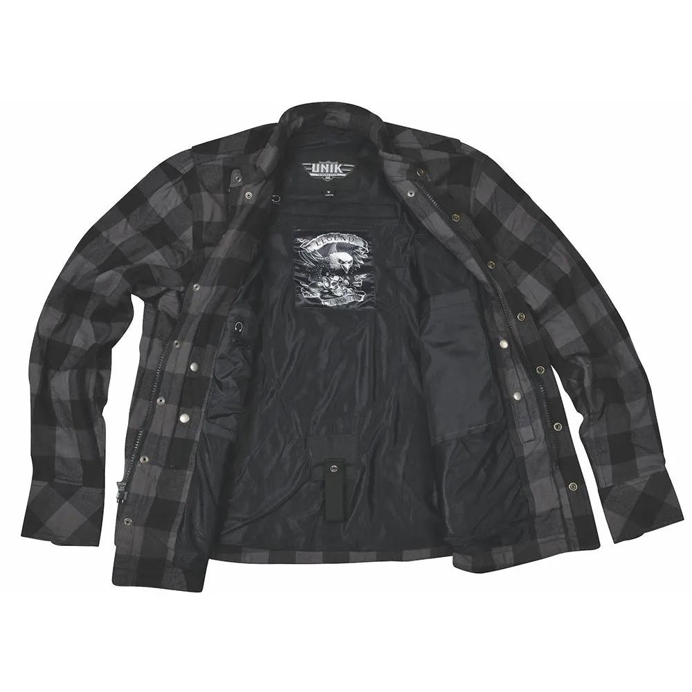 Hot Leathers JKM3004 seamlessly blends style with motorcycle-ready features, making it a standout choice for riders and fashion-conscious individuals alike