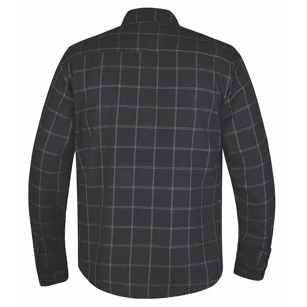 Crafted from high-quality cotton and designed in Pakistan, this shirt features a striking black and white color scheme that complements its robust construction. Perfect for both casual wear and outdoor activities