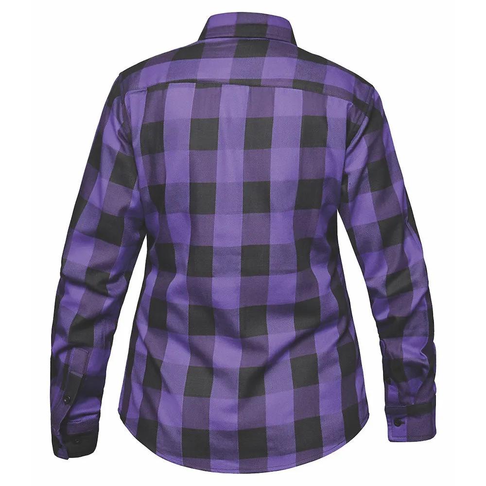 Crafted from high-quality cotton and designed in Pakistan, this shirt features a striking black and purple color scheme that complements its robust construction. Perfect for both casual wear and outdoor activities