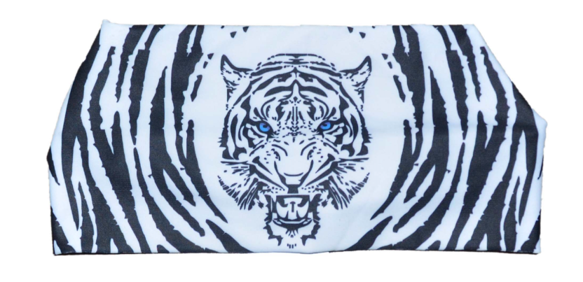 headband with tiger design