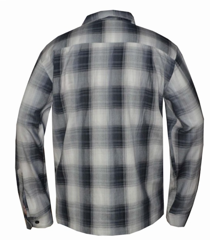 Shadow - Mens Black and Gray Flannel