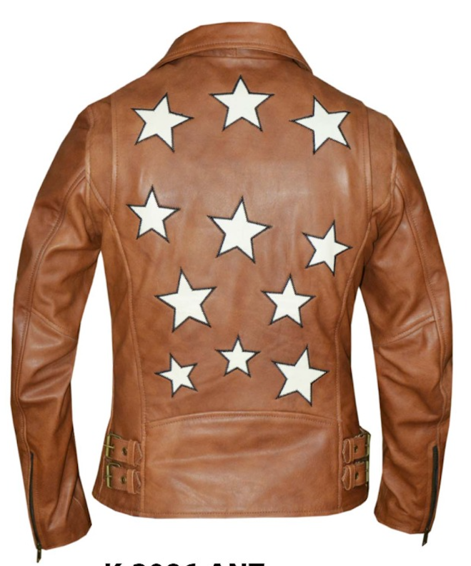 6960.ANT - Ladies Brown Star Jacket