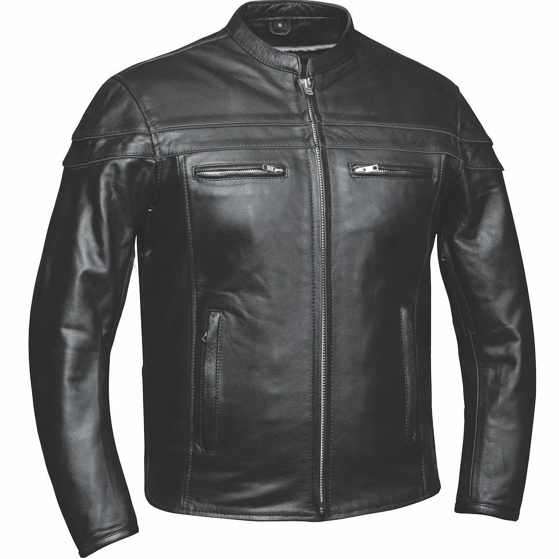 The Men's PREMIUM Leather Jacket by Unik Leather Apparel is a high-quality garment made from durable buffalo leather.