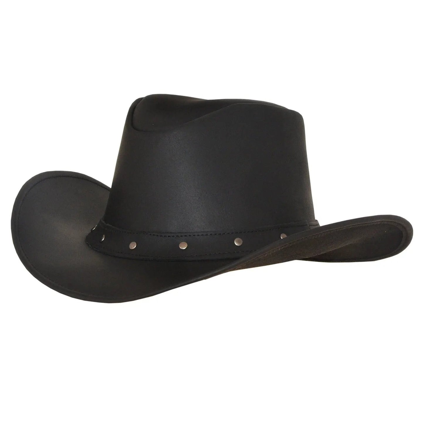 Premium leather cowboy hat