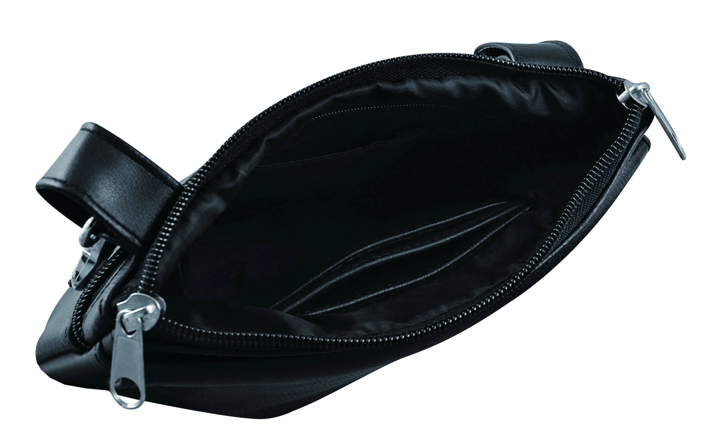 Elevate your riding gear with the Ladies Leather Clip-On Bag from Unik, meticulously crafted from luxurious cowhide leather.