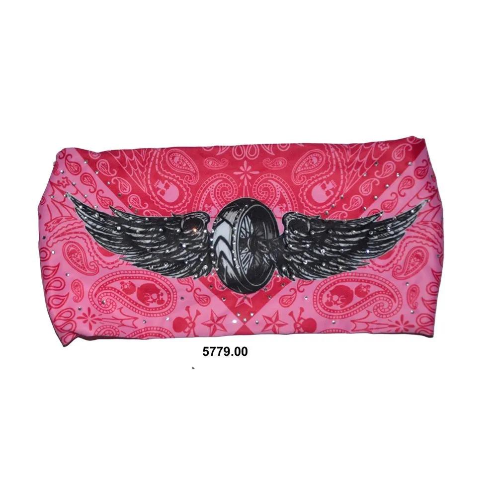 Ladies Headband - Red and Black