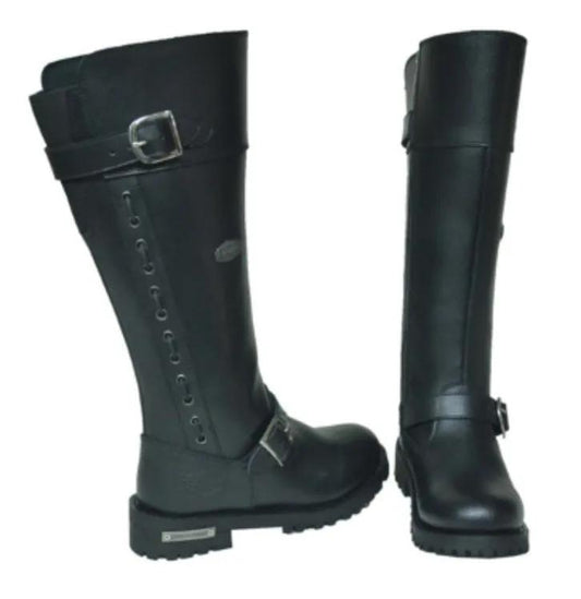 Trailbelle - Ladies Motorcycle Biker Leather Boots - Unik International Inc