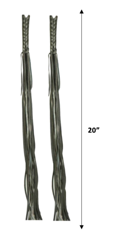 leather strips pair with size