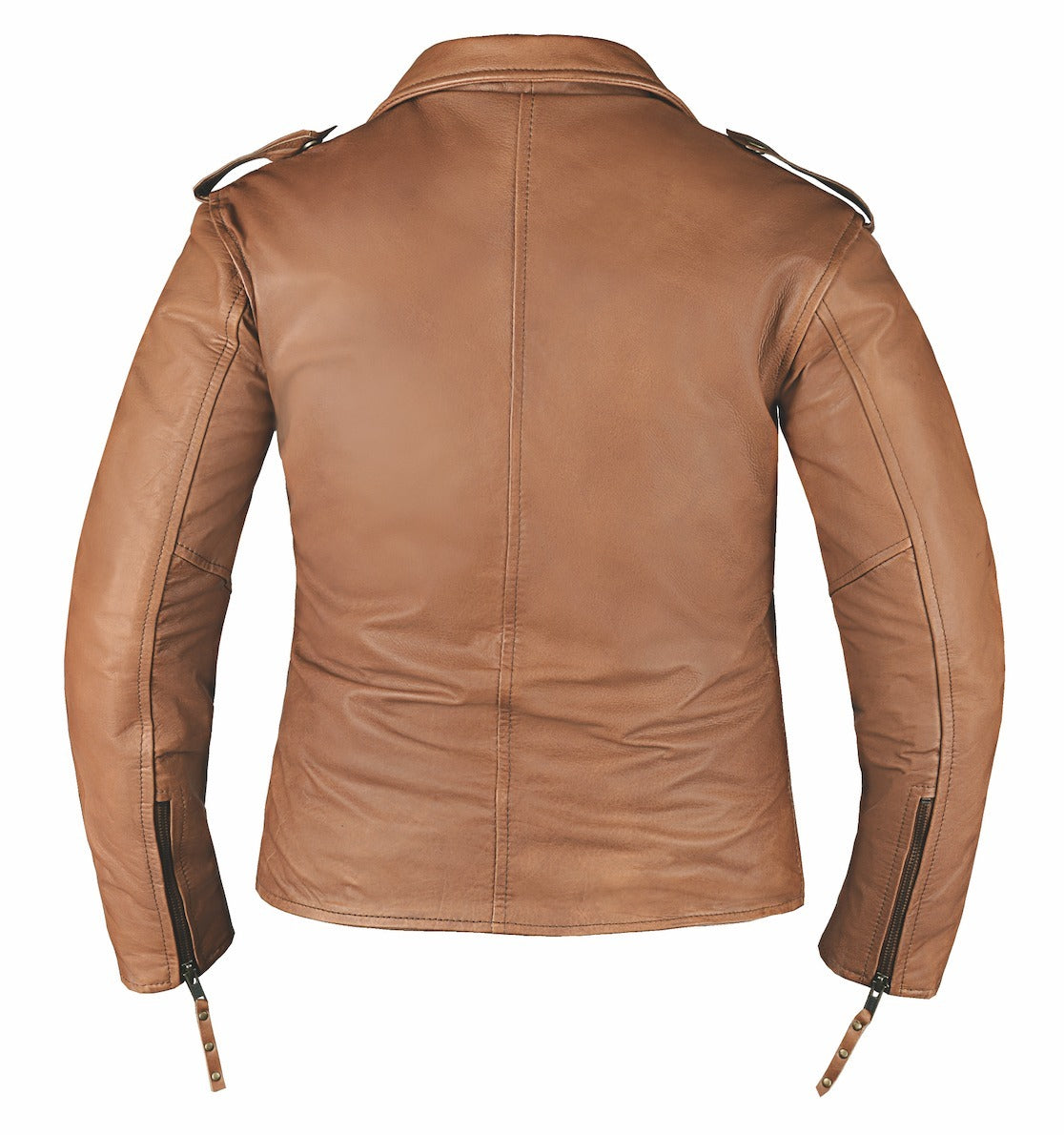 tan brown men leather jacket