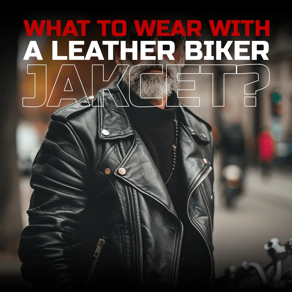 What to awear with a Leather Biker Jacket?